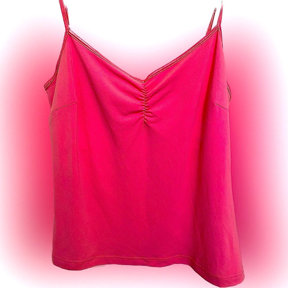 Pretty in Pink Sleeveless Top Size Large